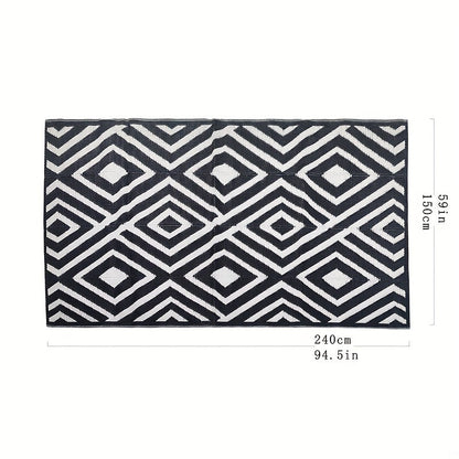 Outdoor Mat | Reversible Foldable Polypropylene RV Camping Patio Large