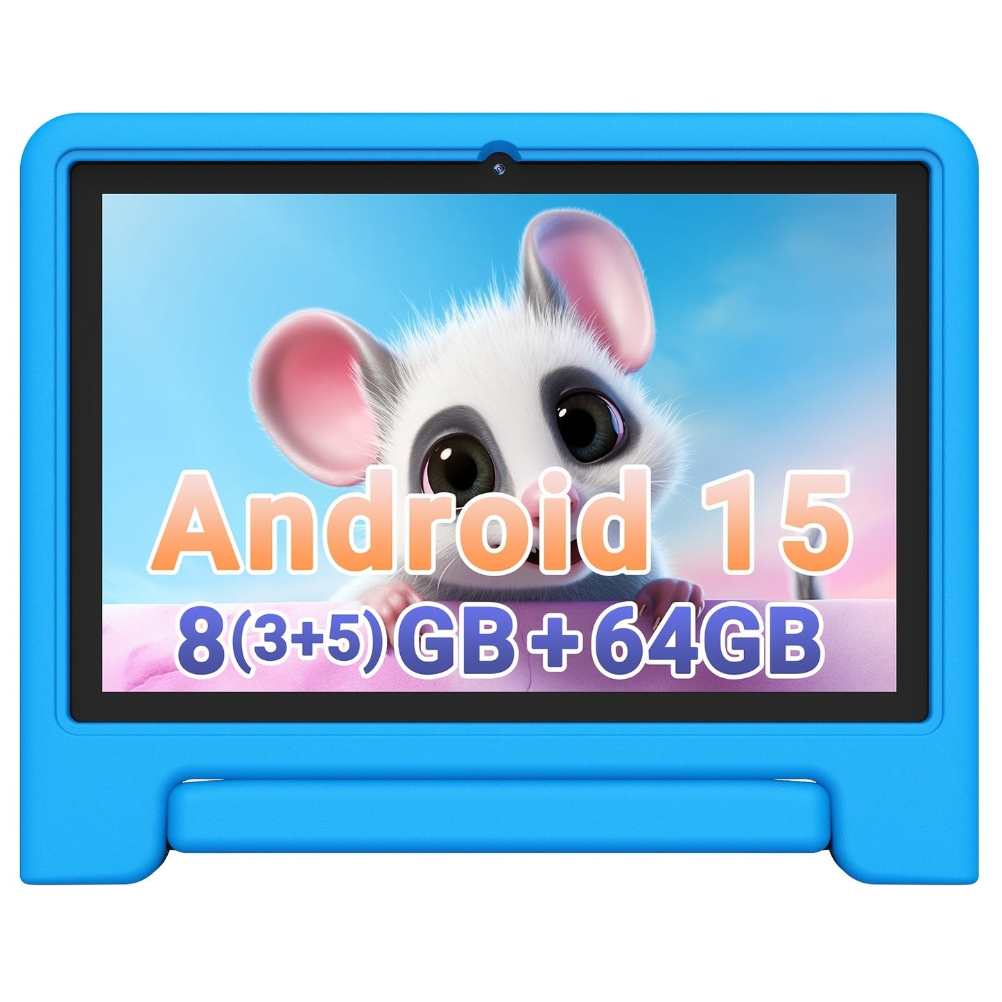 Kids Tablet Apolosign 10.1 Inch with Android 15, 8GB RAM, 64GB Storage, WiFi 6 and 1280x800 Display