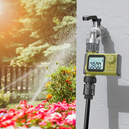 Garden Irrigation Timer Automatic Watering Controller for Lawn Farm Drip System
