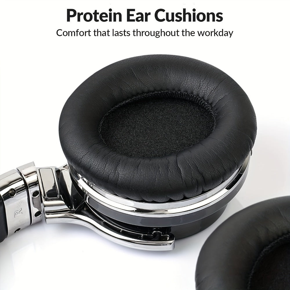 MIGHTY ROCK Over-Ear Headphones with ANC Label, Bluetooth 5.2, 45mm Drivers and Seven Color Options