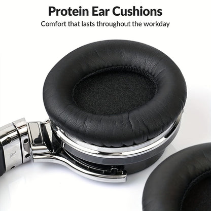 MIGHTY ROCK Over-Ear Headphones with ANC Label, Bluetooth 5.2, 45mm Drivers and Seven Color Options