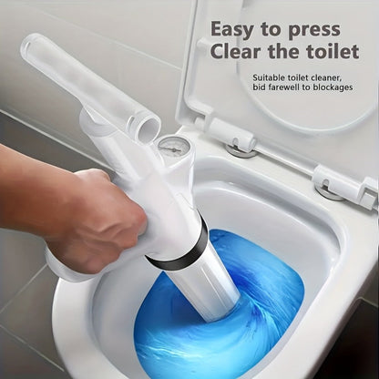 Drainage Spray Gun with Adjustable Pressure - Air Plunger Tool for Unclogging Toilets Sinks & Floor Drains