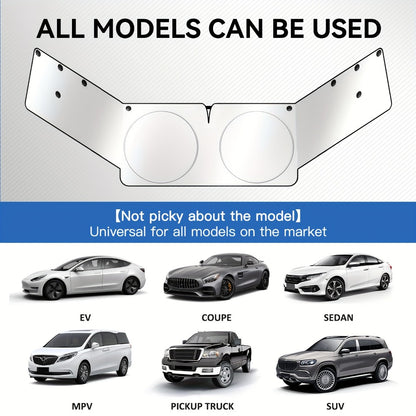 Windshield Sun Shade Universal Front & Side Window Cover UV Heat Block Privacy Protection – Upgraded 2026 Design Large Size Summer Car Accessory