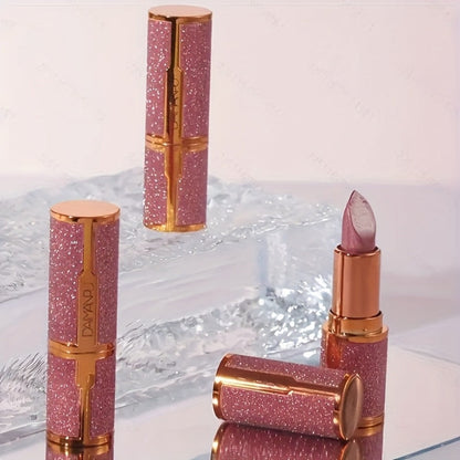 Shimmer Lipstick Set 2 Piece — Starry Sky High Gloss Waterproof Moisturizing Lip Color, Long-Lasting Durable Glossy Shiny Lips Makeup for Women, Perfect Beauty Gift for Her