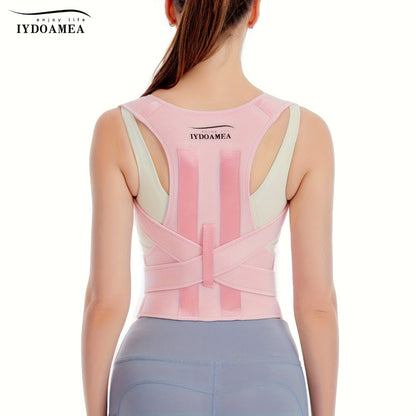 Posture Corrector Back Brace for Men & Women, Adjustable Upper & Lower Back Support Belt, Breathable Lightweight Back Straightener for Improving Posture, Office Home Gym Daily Wear S to 3XL