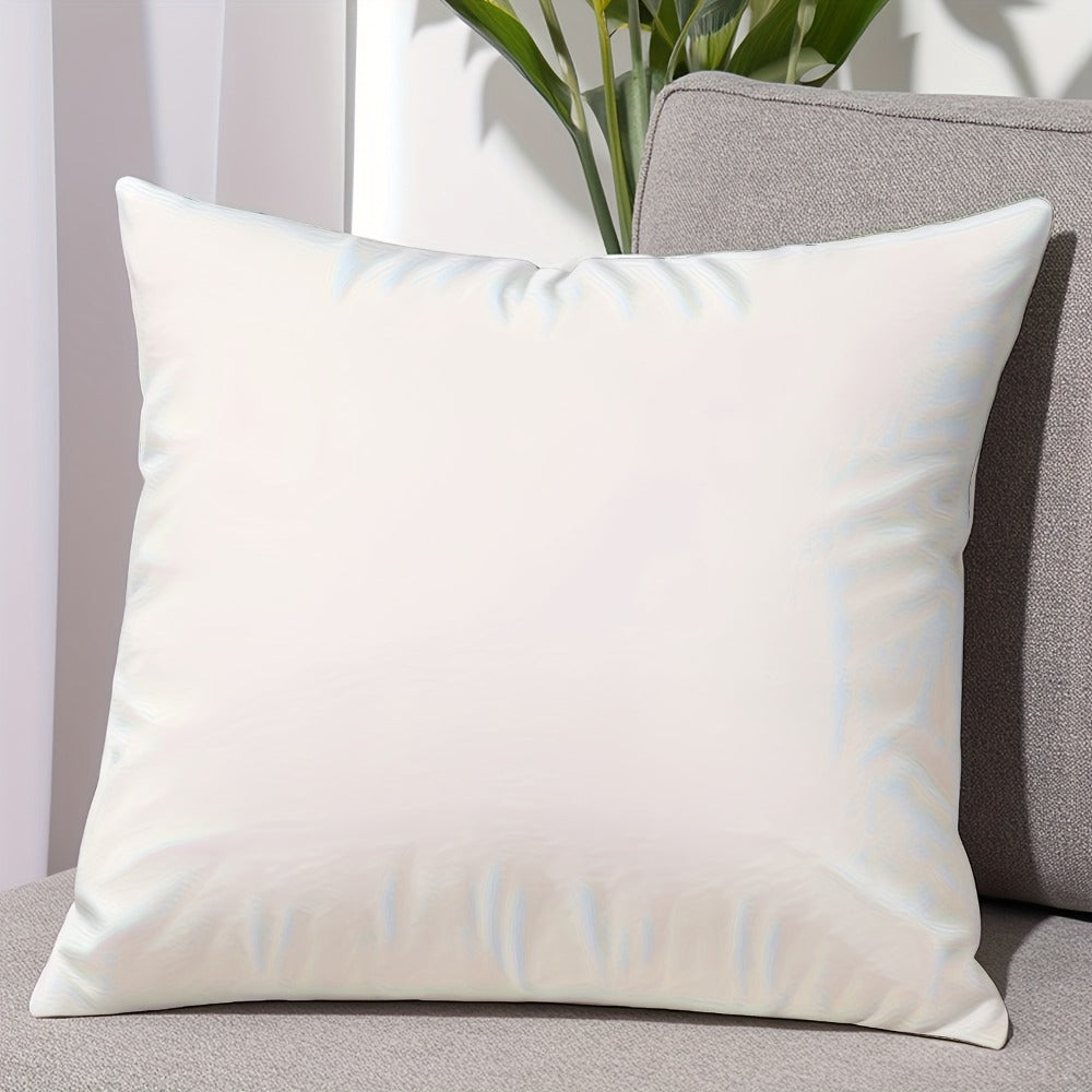 White Pillow Inserts in Square or Lumbar Sizes with Single, Three, Five, Sixteen or Twenty-Piece Packs