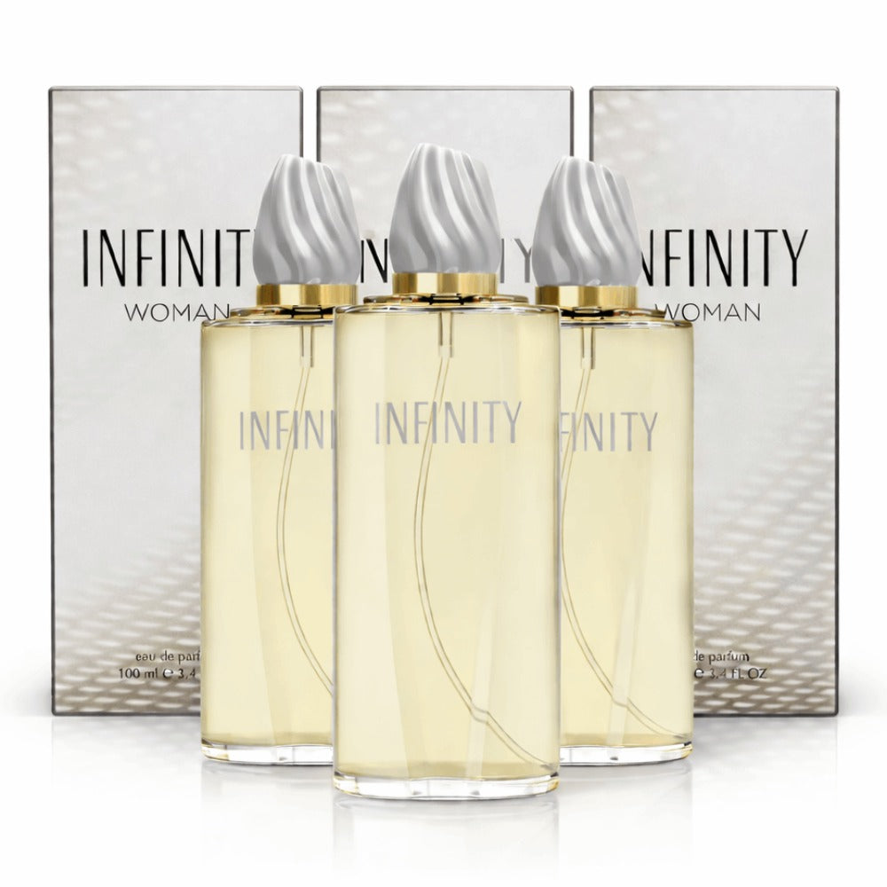 Women's Perfume Infinity Woman Eau de Parfum with Freesia, Violet, Musk and Sandalwood Options