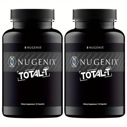 Nugenix Total-T Capsule Supplement, Two-Bottle Package with 30 Labeled Three-Capsule Servings per Bottle