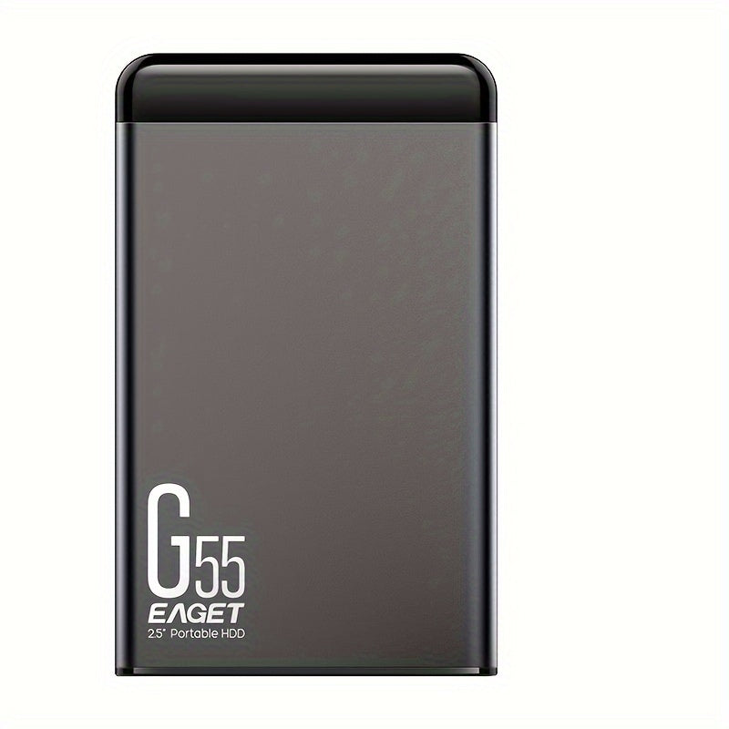 Slim 500GB Portable Hard Drive with USB 3.0 Connection, EAGET G55 Metal-Shell Label and 2.5-Inch Format