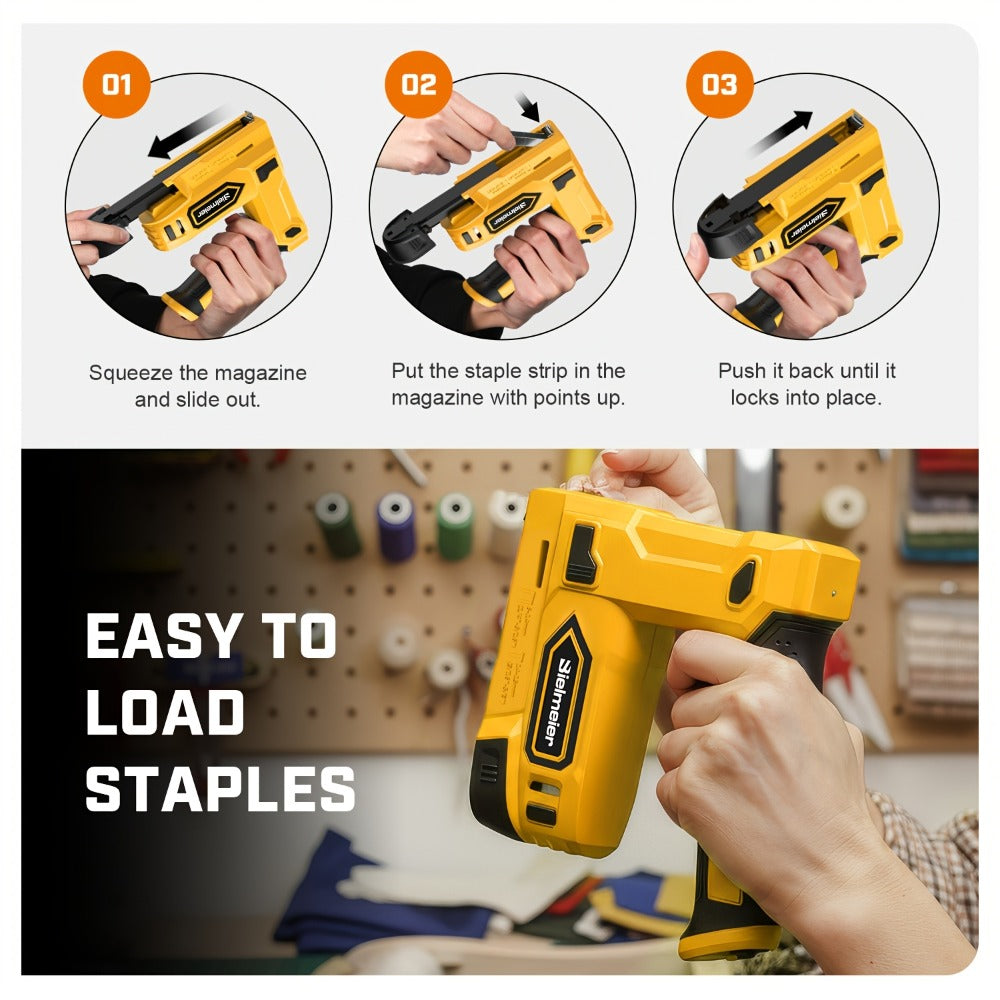 Cordless Stapler Nailer 2-in-1, 20V/4V Brad Nailer Without Compressor, with Safety Striker Guard