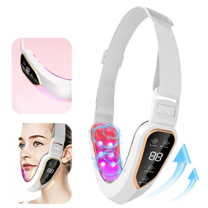 Double Chin Reducer Face Lifting Massager - 6-Speed Electric V-Line Facial Slimming Device