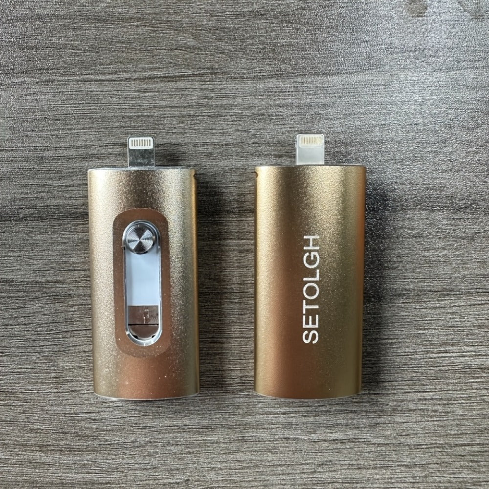 USB Flash Drive, 4-in-1 USB 3.0 Multi-Connector Drive with 128GB or 256GB Capacity and Four Color Options