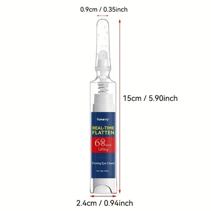 Funmery Eye Cream Pen with Narrow Precision Pump in a Blue-and-White Cosmetic Tube Dispenser Design