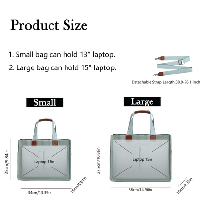 Large Capacity Tote Bag for Women – Lightweight Shoulder Bag with Adjustable Strap & Polyester Lining, Daily Use