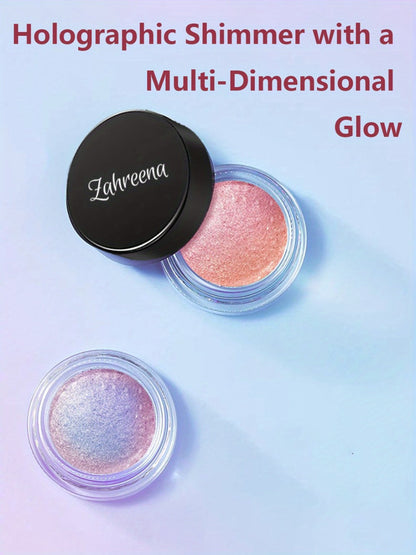 Holographic Glitter Eyeshadow Gel Jelly Shimmer water-resistant extended-wear Indigo Twilight Purple Blue Gradient Eye Makeup for Party