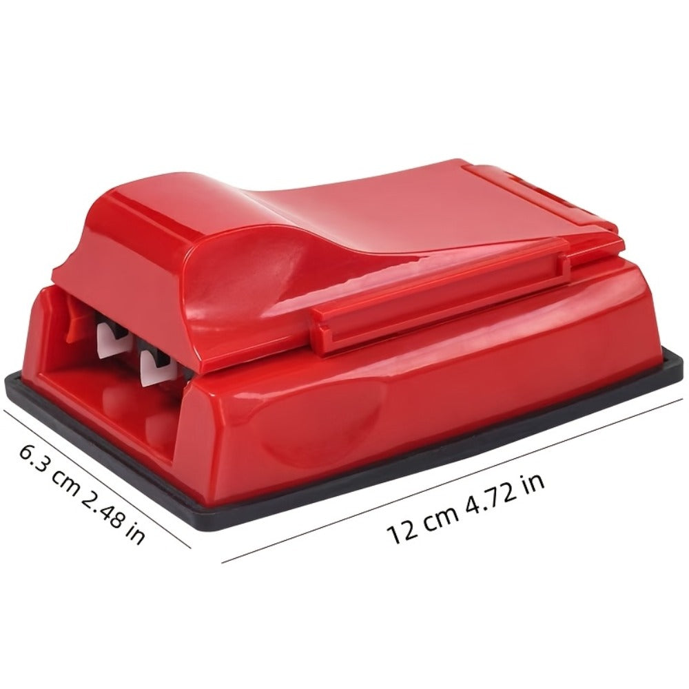 Manual Cigarette Rolling Machine 3-Tube Filler – Portable Durable Plastic Cigarette Roller, Easy-to-Use Tobacco Rolling Tool for Daily Use, Compact Smoke Roller Random Color (1pc)