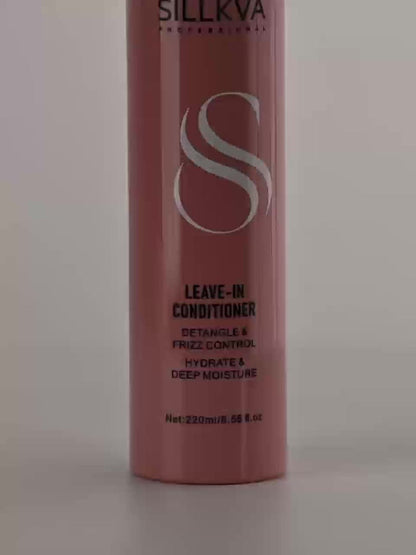 Leave-In Conditioner Spray with Heat Protectant 6.55oz — Deep Conditioning Anti-Frizz No-Rinse Hair Spray, Instant Hydration Shine for Dry Damaged Color Treated All Hair Types Women
