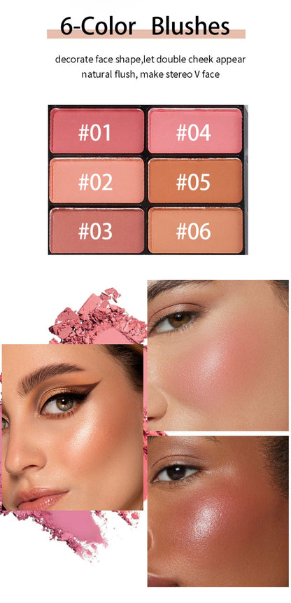 Makeup Kit 58-Color Black Mirror Case with Sliding Trays for Face, Eye and Lip Cosmetics plus Application Tools