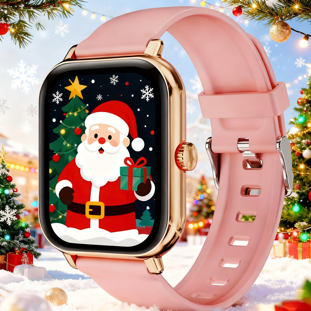 Smartwatch – Large Screen with HD Voice Calling, Unisex Bluetooth , Message Reminder, Multiple Sport Modes, Heart Rate Sleep Tracker…