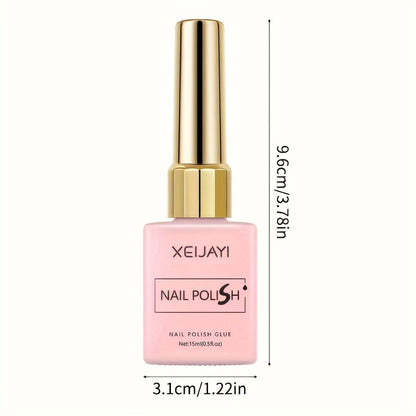 Gel Nail Polish Set with XEIJAYI Label, 12 Candy Macaroon Gel Colors in 0.51oz Square Bottles
