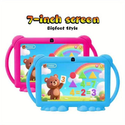 Kids Tablet 7 Inch with Android 14, 4GB RAM, 32GB Built-In Storage, WiFi 6 and Protective Case