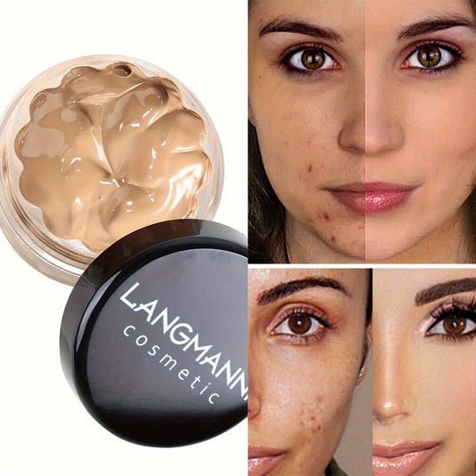 Full Coverage Concealer Set 3-Piece Waterproof Cream Foundation | Covers Dark Circles Eye Bags Blemishes Freckles | 12 Shades Blendable Contour & Highlight Makeup Kit for All Skin Tones