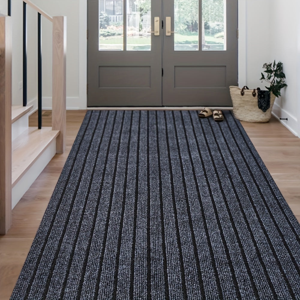 Runner Carpet with Rubber Backing - Non-Slip 1800G/sqm Heavy Duty Washable Indoor Outdoor Rug | Hallway, Entryway, Laundry Room & Balcony Runner Mat | Multiple Sizes & Colors