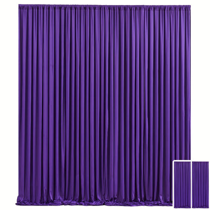 Two-Piece Photography Backdrop Curtain Set with 150 cm Width and 215 cm or 300 cm Height Options