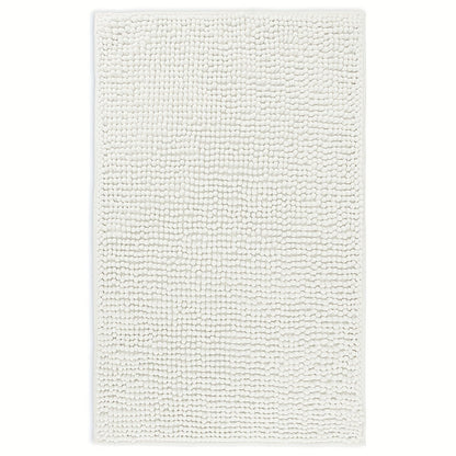 Chenille Bath Rug Extra Thick Soft Absorbent Non-Slip Bathroom Mat Machine Washable, Multiple Sizes & Colors