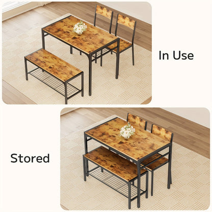Dining Table Set for Work, Display, and Everyday Use in Kitchen detail image - detail view 6
