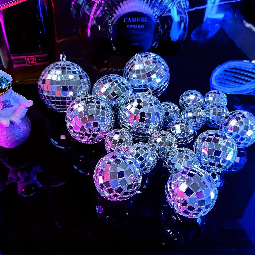Disco Ball Decoration, 74pcs, Different, Sizes for Disco-Themed Parties detail image - detail view 14