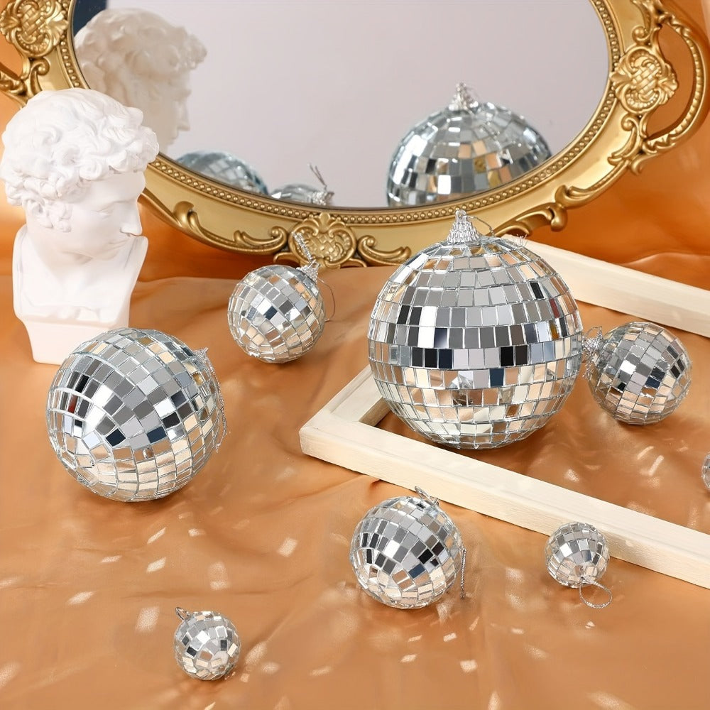 Disco Ball Decoration, 74pcs, Different, Sizes for Disco-Themed Parties detail image - detail view 15