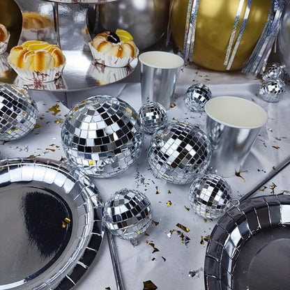 Disco Ball Decoration, 74pcs, Different, Sizes for Disco-Themed Parties detail image - detail view 17
