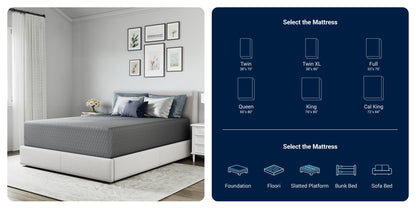 Double-Sided Bamboo Mattress with Memory Foam for Bedroom Comfort and Support detail image - detail view 26