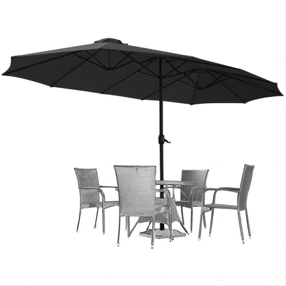 Patio Umbrella shown in the Black option
