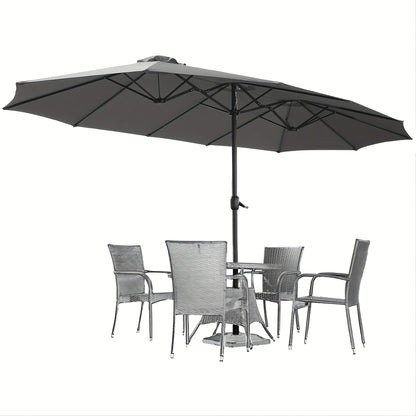 Patio Umbrella shown in the Dark Gray option