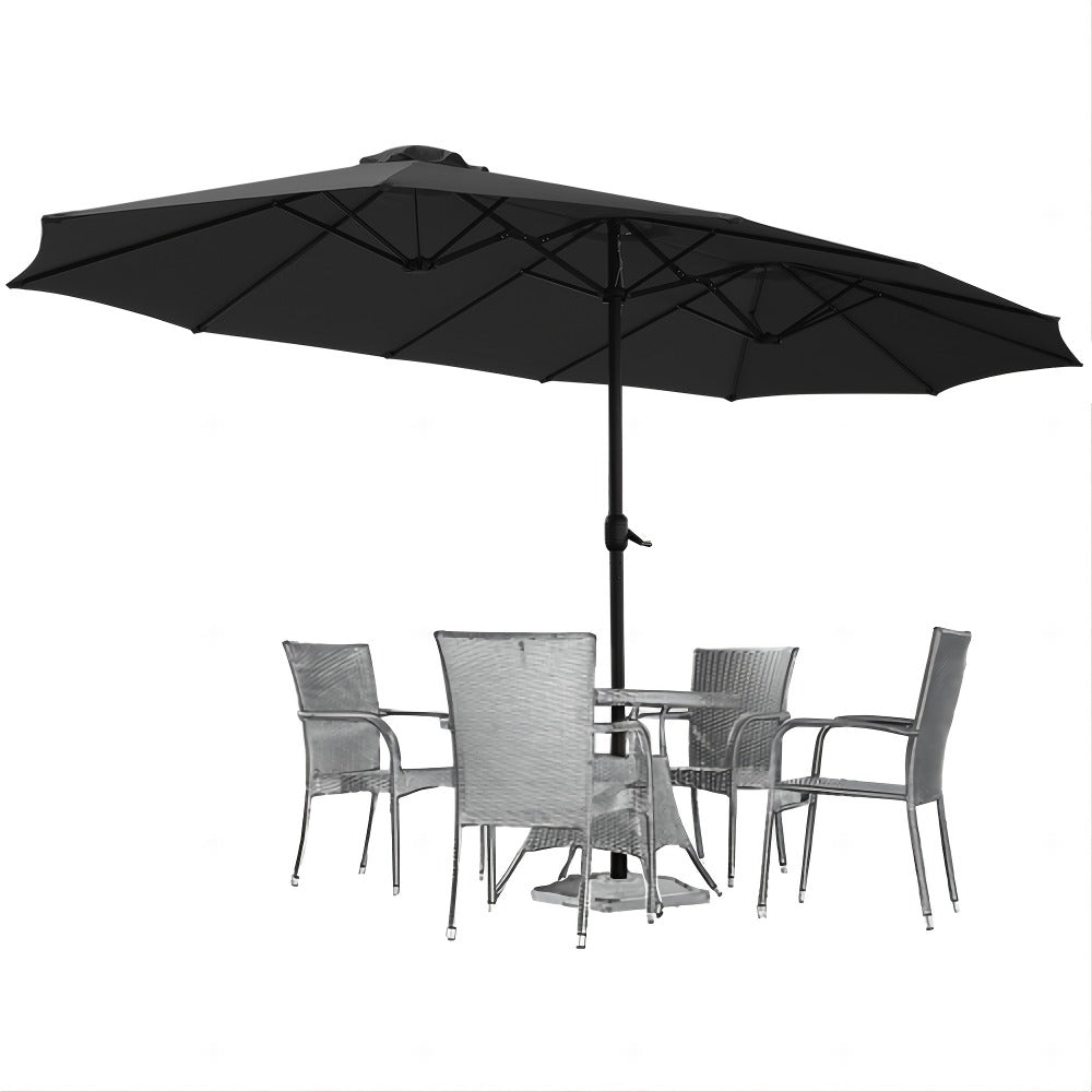 Double-Sided Patio Umbrella, Backyard Sun Shade for Outdoor Shade and Protection detail image - detail view 11