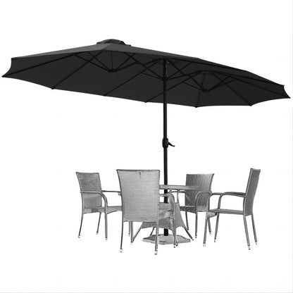 Double-Sided Patio Umbrella, Backyard Sun Shade for Outdoor Shade and Protection detail image - detail view 11