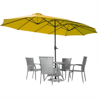 Double-Sided Patio Umbrella, Backyard Sun Shade for Outdoor Shade and Protection detail image - detail view 14
