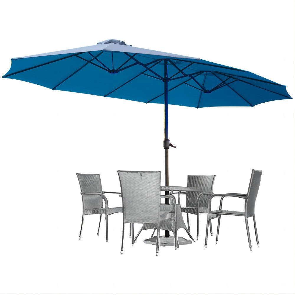 Double-Sided Patio Umbrella, Backyard Sun Shade for Outdoor Shade and Protection detail image - detail view 17