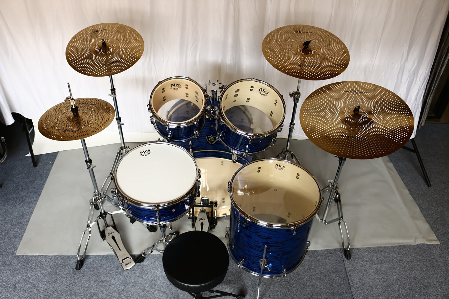 Drum and Cymbal Mute Set, 5pcs, Jazz, Cymbals for Lower-Volume Drum Practice And Rehearsal detail image - detail view 13