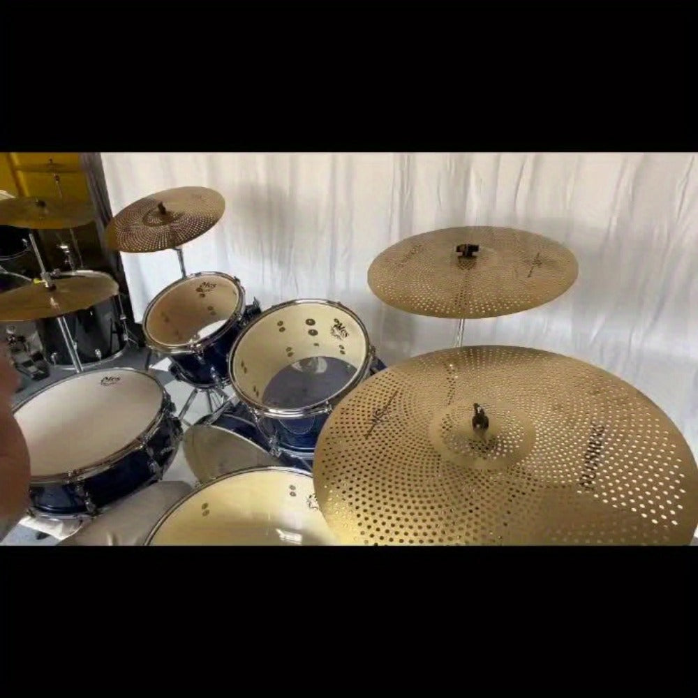 Drum and Cymbal Mute Set, 5pcs, Jazz, Cymbals for Lower-Volume Drum Practice And Rehearsal detail image - detail view 7