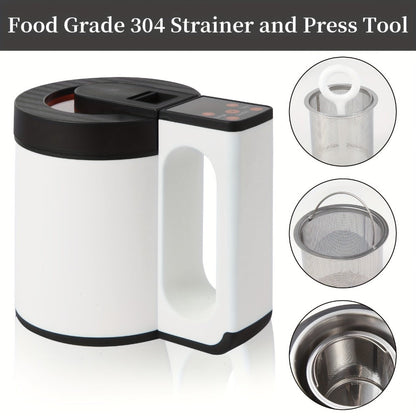 Herbal Oil Infusion Machine & Decarboxylator All-in-One Butter Tincture Maker with Food Grade Stainless Steel Canister – Easy Herb Infuser for Oils Butters & Tinctures with Recipe Book