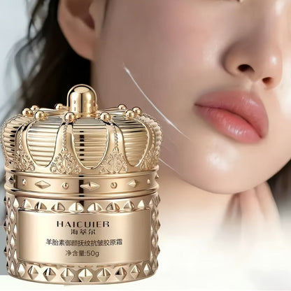 Face Cream Sheep Placenta Extract and Collagen Formula in a 50g Jar for Morning and Night Use