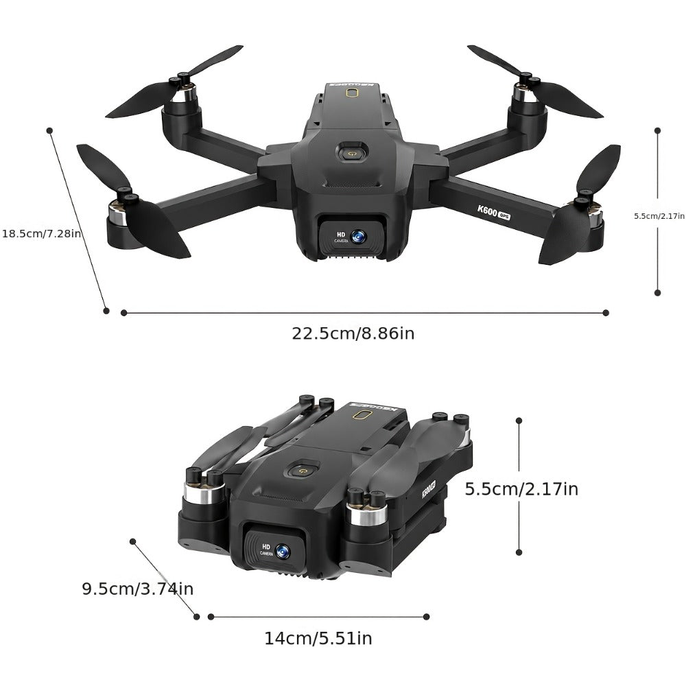 GPS Follow Me Drone Under 250g 4.5 Inch LCD Screen Camera Drone Auto Return Gesture Flight Brushless Motor Altitude Hold 3 Speed Modes 32G SD Card | Adult Beginner Drone Gift for Teens