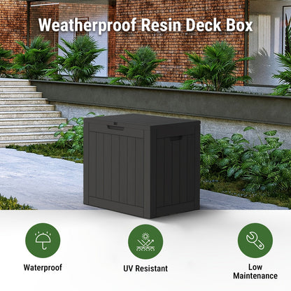 Outdoor Storage Box | Lockable Weatherproof Deck Box Patio Garden