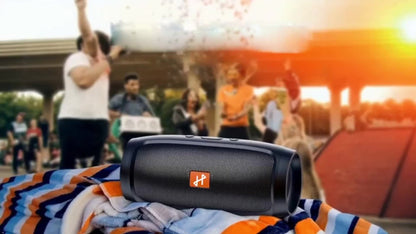 Portable Bluetooth Speaker with 5.1-Channel Listing, 1200mAh Battery and USB-C in Three Colors