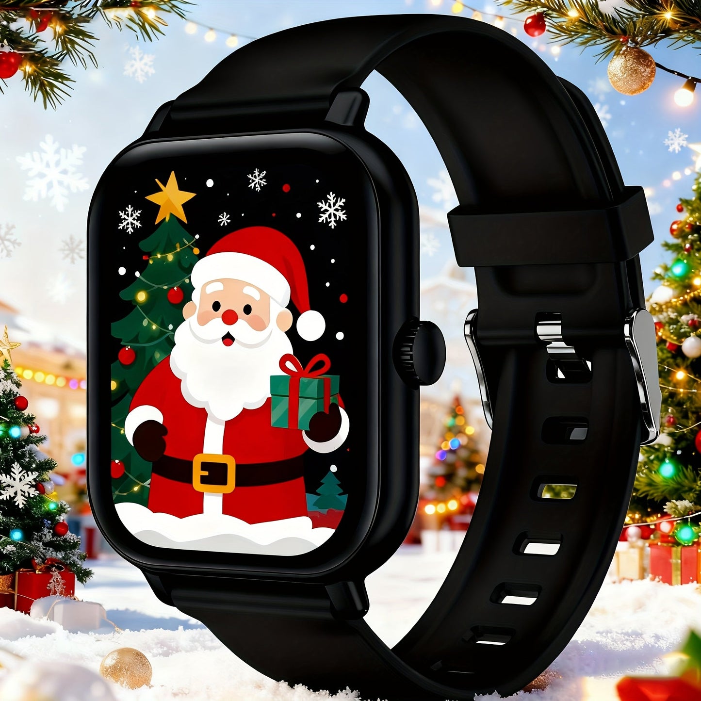 Smartwatch – Large Screen with HD Voice Calling, Unisex Bluetooth , Message Reminder, Multiple Sport Modes, Heart Rate Sleep Tracker…