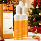 Turmeric Facial Cleanser 3.38oz*2 with Free Bubble Net