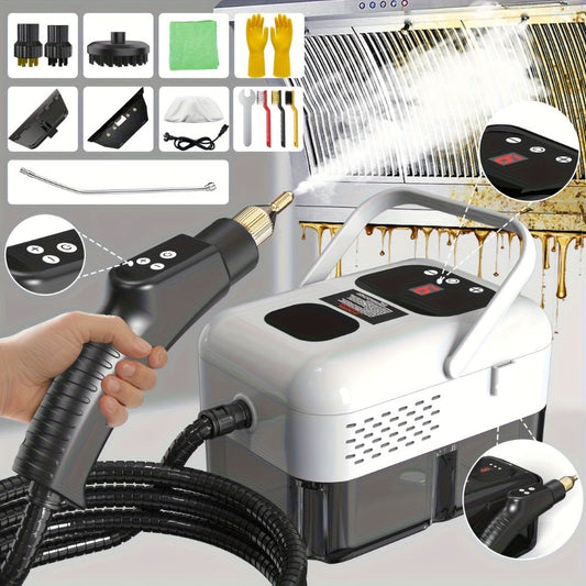 Portable Steam Cleaner High-Temperature High-Pressure Handheld Steamer for Home, Carpet, Tile & Grout Cleaning – 9-Speed Adjustable, 3 Models: Basic, Upgraded & Smart